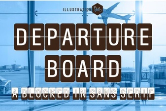 Bring the Departure Board Look to Life with Custom Fonts