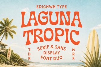 Laguna Tropic Font: Project Ideas & Design Inspiration